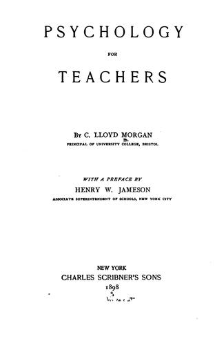 Psychology for Teachers