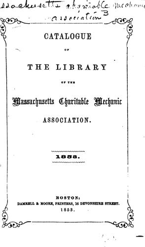 Catalogue of the Library