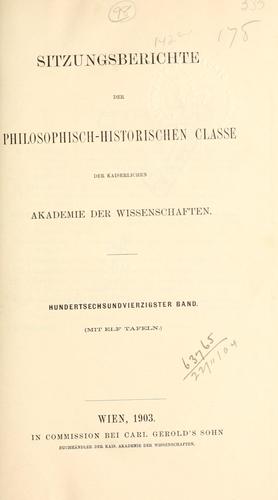 Sitzungsberichte