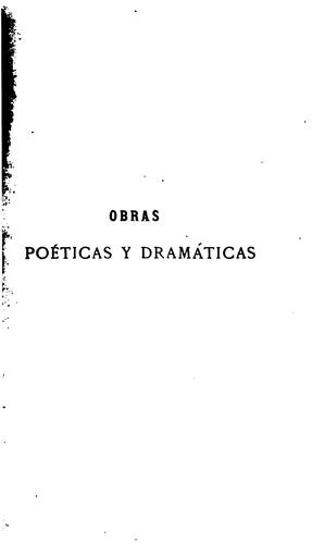 Obras poéticas y dramáticas