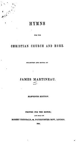 Hymns for the Christian Church and Home