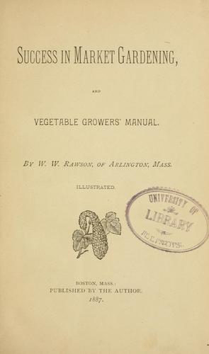 Success in market gardening