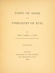 Unity of good and unreality of evil