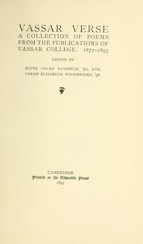 Vassar verse