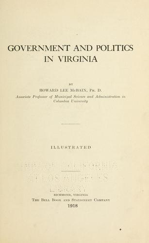 Government and politics in Virginia