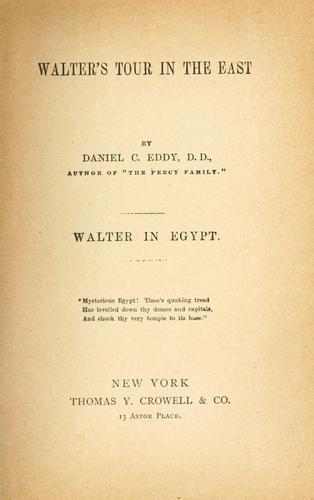 Walter's tour in the east