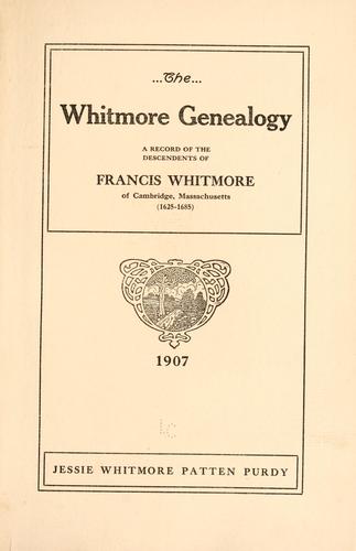 The Whitmore genealogy