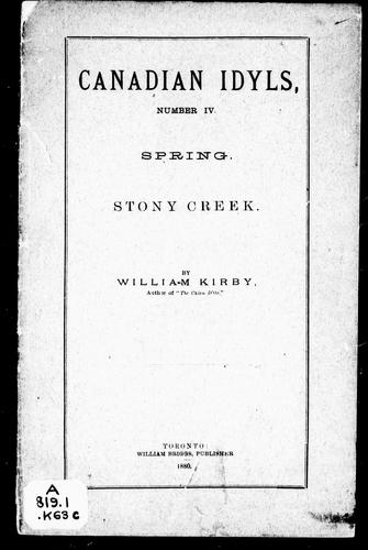 Spring ; Stoney Creek