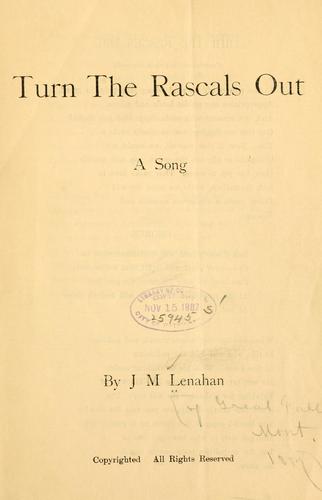 Turn the rascals out