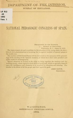 National Pedagogic Congress of Spain