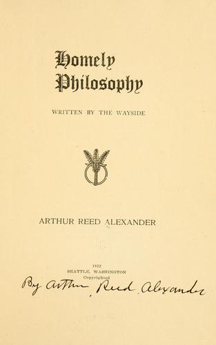 Homely philosophy