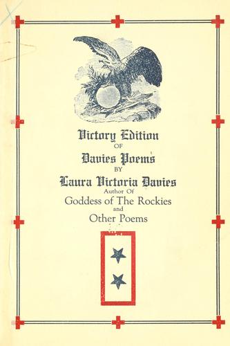 Victory edition of Davies poems ..