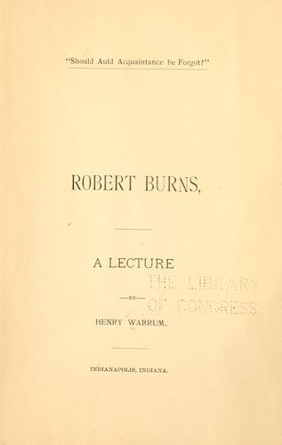 Robert Burns