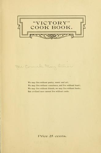 "Victory" cook book ..
