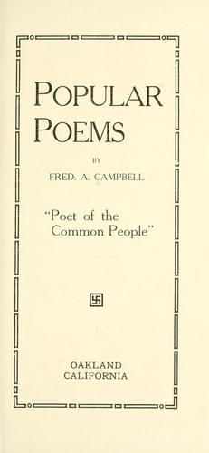 Popular poems