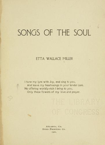 Songs of the soul