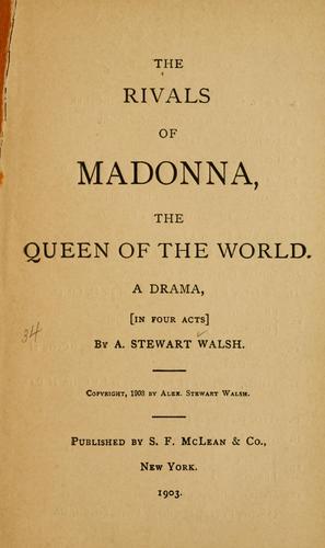 The rivals of Madonna, ..