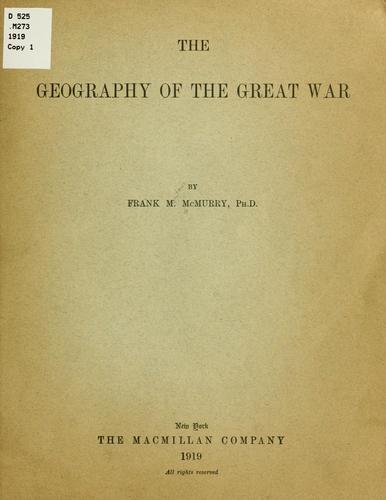 The geography of the great war