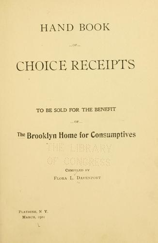 Hand book of choice receipts