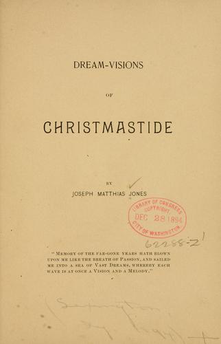 Dream-visions of Christmastide