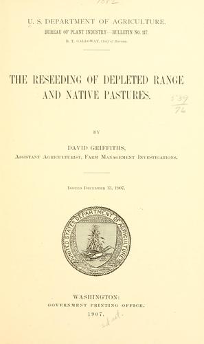 The reseeding of depleted range and native pastures