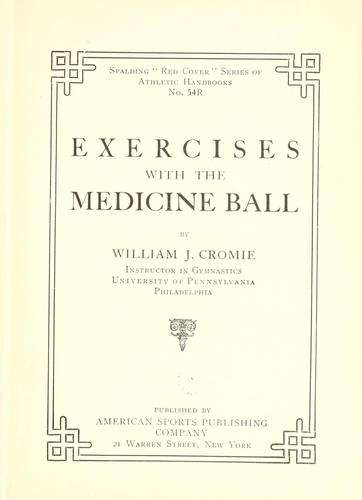 Exercises with the medicine ball