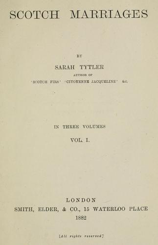 Scotch marriages