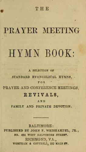 The prayer meeting hymn book
