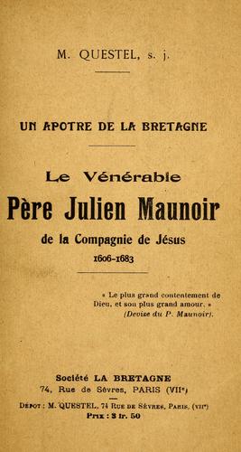 Un apotre de la Bretagne