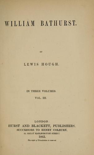 William Bathurst