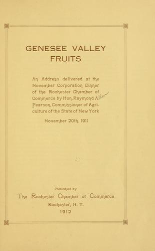 Genesee Valley fruits