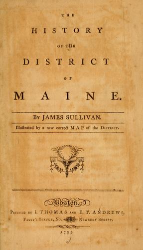 History of the District of Maine