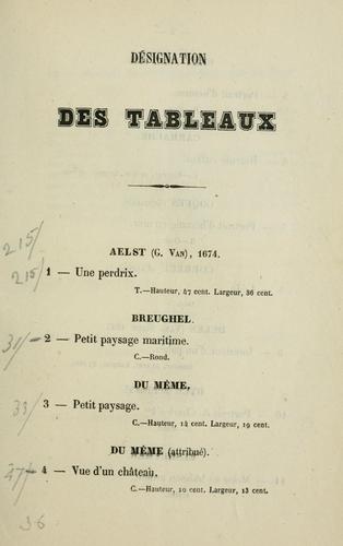 Une jolie collection de tableaux composée des principaux maitres des écoles flamande, hollandaise, et des antiquités, curiosités et manuscrits