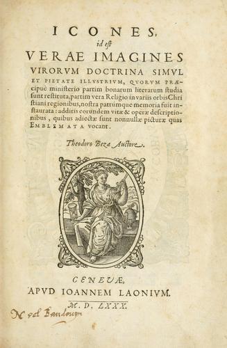 Icones, id est, Verae imagines virorvm doctrina simvl et pietate illvstrivm