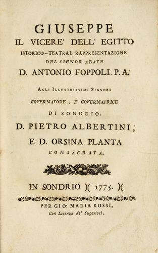 Giuseppe, il vicerè dell'Egitto