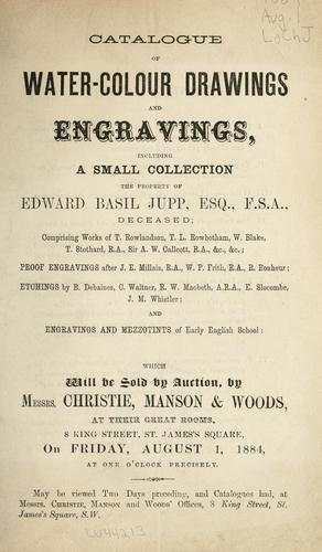 Water-colour drawings and engravings
