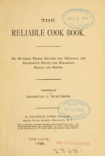 The reliable cook book