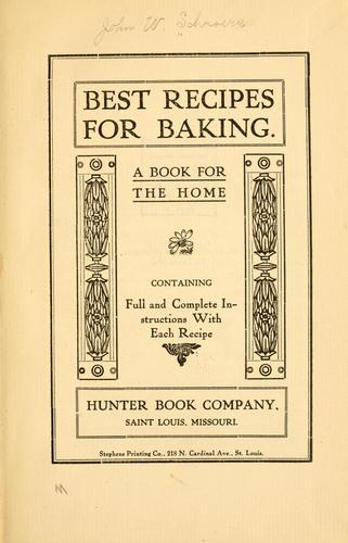 Best recipes for baking