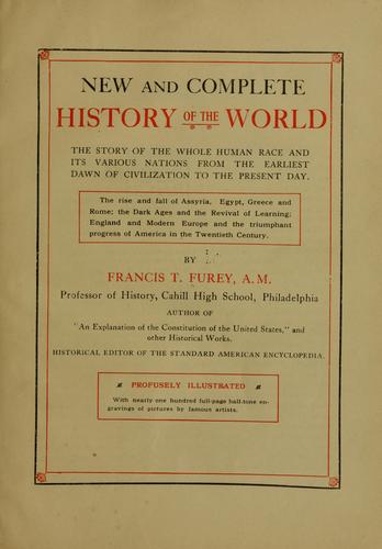 New and complete history of the world