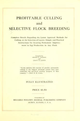Profitable culling and selective flock breeding