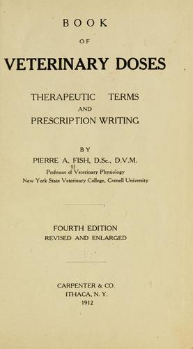 Book of veterinary doses