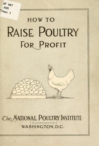 How to raise poultry for profit