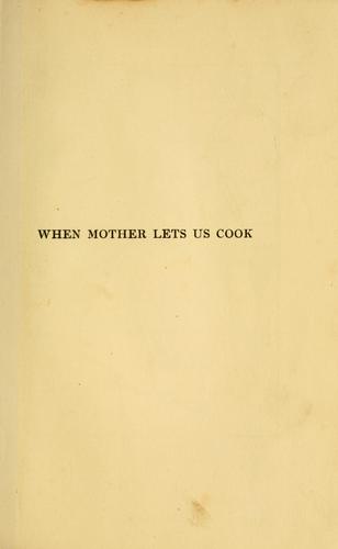 When mother lets us cook
