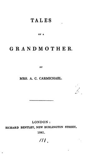 Tales of a grandmother