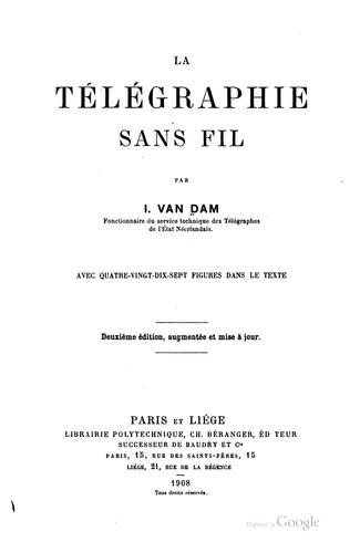 La télégraphie sans fil