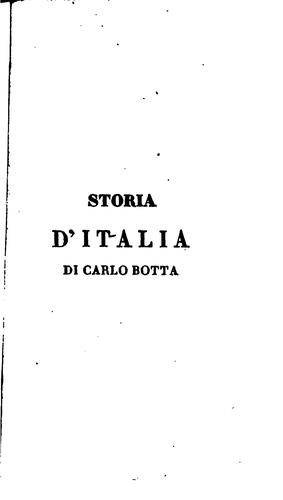 Storia d'Italia continuata da quella del Guicciardini sino al 1789