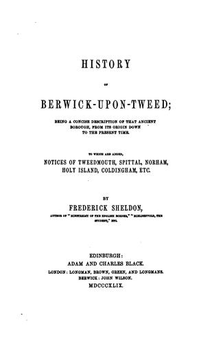 History of Berwick-upon-Tweed