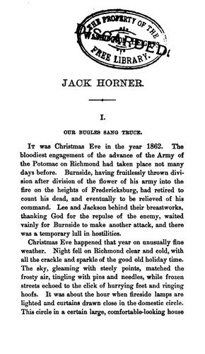 Jack Horner: A Novel