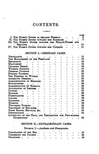 A Manual for Hospital Nurses and Others Engaged in Attending on the Sick