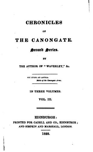 Chronicles of the Canongate